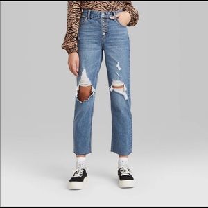 Wild Fable Button Fly High Waisted Jeans